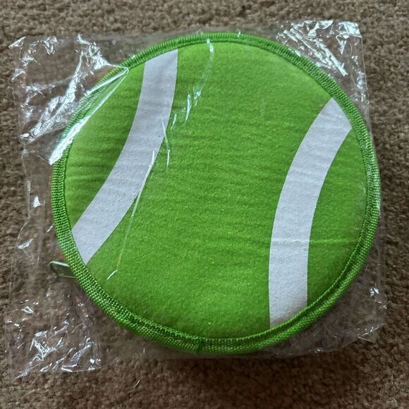 Green Tennis Ball CD Case Holds 12 *New* - Picture 2 of 2